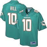 NFL PRO LINE Men's Tyreek Hill Aqua Miami Dolphins Replica Jersey