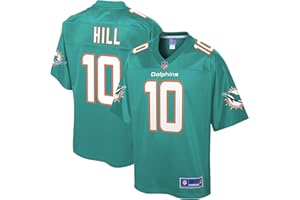 NFL PRO LINE Men's Tyreek Hill Aqua Miami Dolphins Replica Jersey