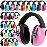 Amylove 18 Pcs Kids Ear Protection Noise Cancelling Headphones Noise Reduction Ear Muffs 27dB Hearing Protection (8 Colors)