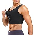 TAILONG Mens Compression Corset Vest Hide Gynecomastia Chest Binder Tank Top Faja para Hombre