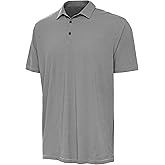 Antigua Men's Twine Polo, Micro Stripe Pattern, Performance Golf Shirt with Four-Way Stretch and Moisture-Wicking