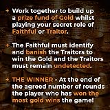 Ginger Fox The Traitors Card Game Official BBC Show Party Game 4–8 Players view 6