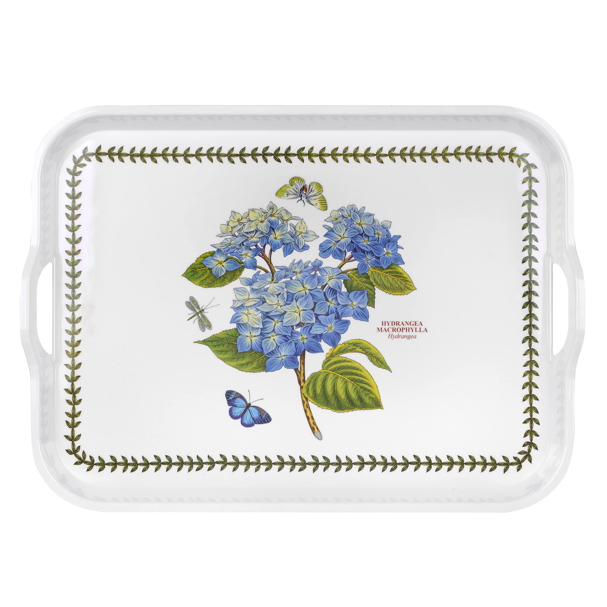 Portmeirion Pimpernel Hydrangea BG Handled Serving Tray