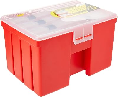 Plano 932001 Deluxe Portable Rack System Fishing Tackle Organizer Tool Box