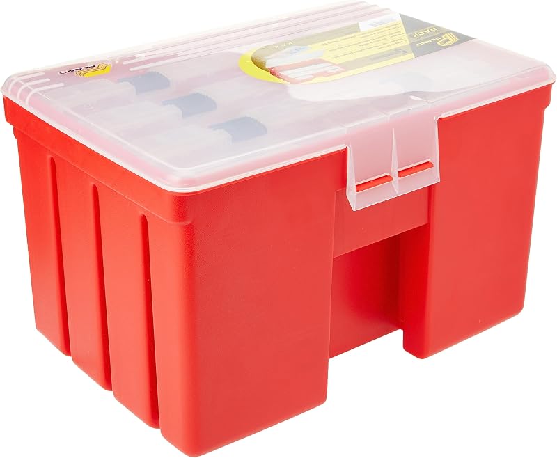 Plano 932001 Deluxe Portable Rack System Fishing Tackle Organizer Tool Box