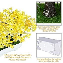 Frjjthchy Mini Artificial Bonsai Tree Plants with