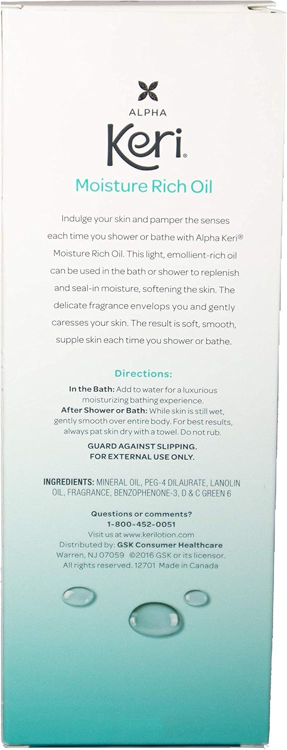 Kericure Keri Shower and Bath Oil, 8 Ounce : Bath And Shower Products : Health & Personal Care