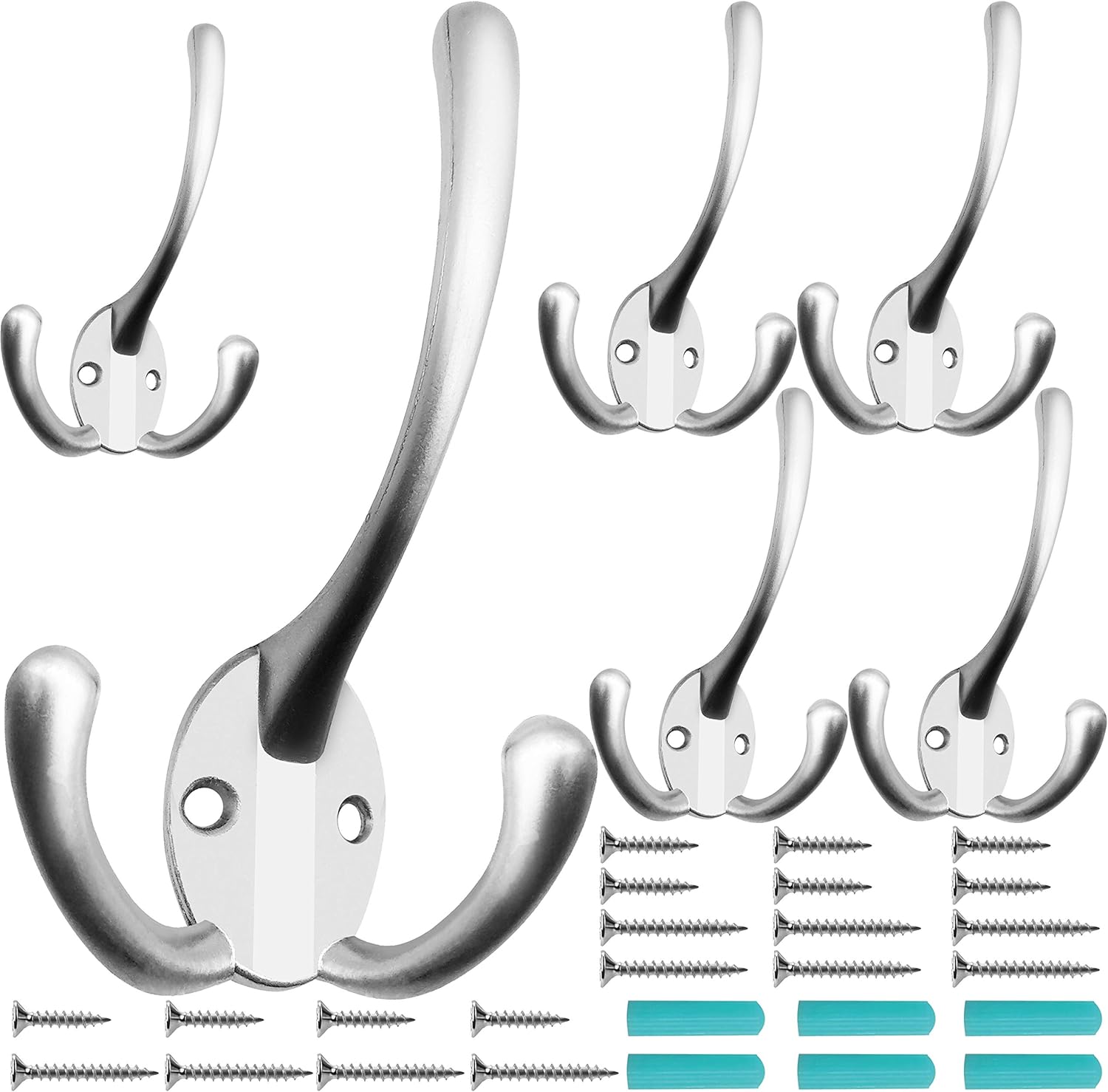 Best Coat Hook Rack Brush Nickel