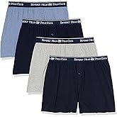 Beverly Hills Polo Club Men's 4 Pack Knit Boxer Short