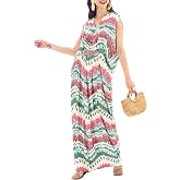 KOH KOH Womens Long V-Neck Grecian Goddess Wedding Guest Maxi Dress Gown