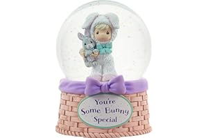 Precious Moments Easter Musical Snow Globe | You’re Some Bunny Special Resin/Glass Musical Snow Globe | Easter Home Decor & Gifts