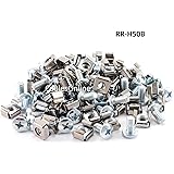 CablesOnline 50 Piece Server Rack & Cabinet M6 Cage Nuts & Mounting Screws (RR-H50B)