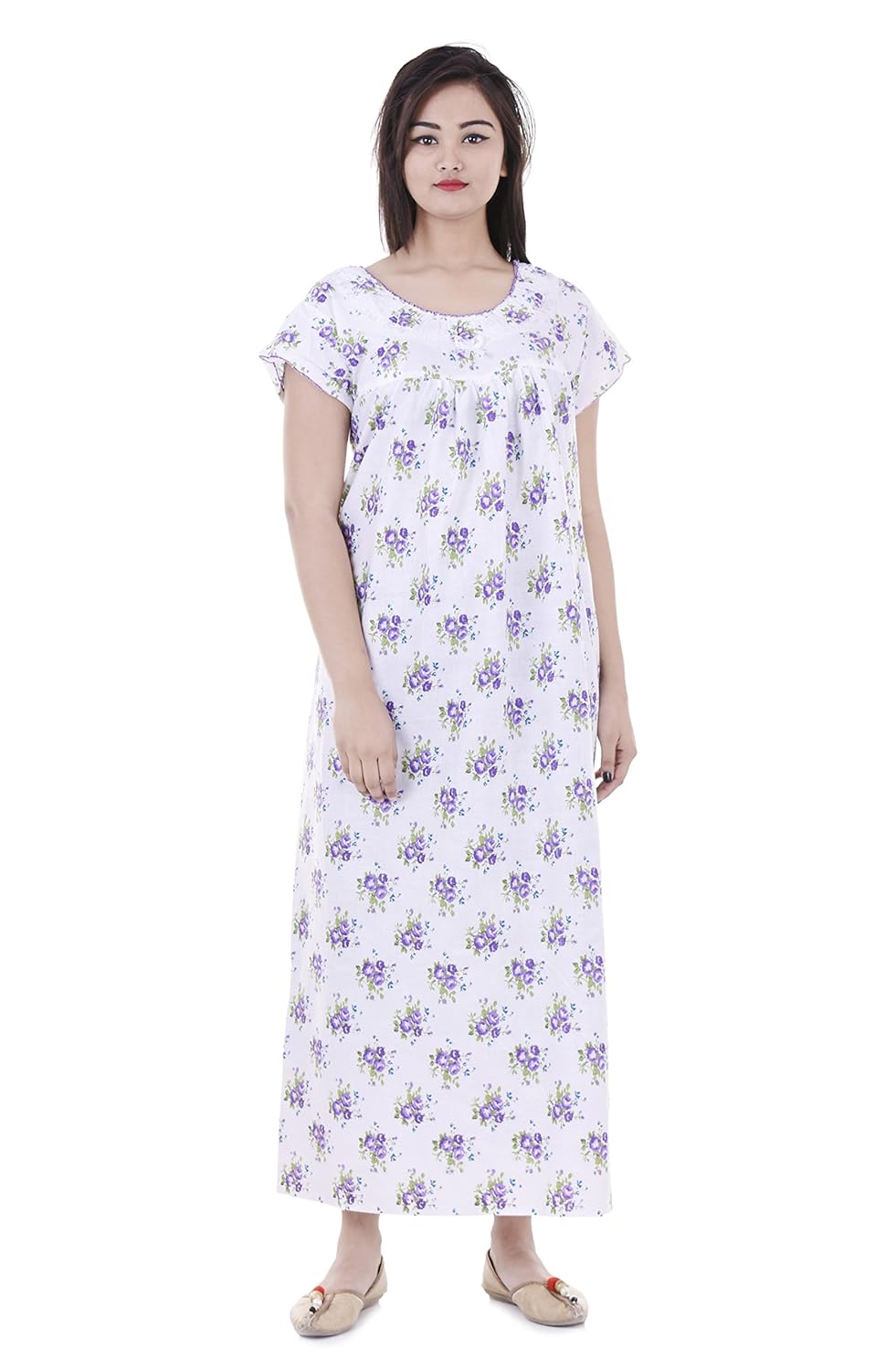 women cotton nighty, gown, sleepwear, nightwear, maxi - soft and stylish night suit, cotton