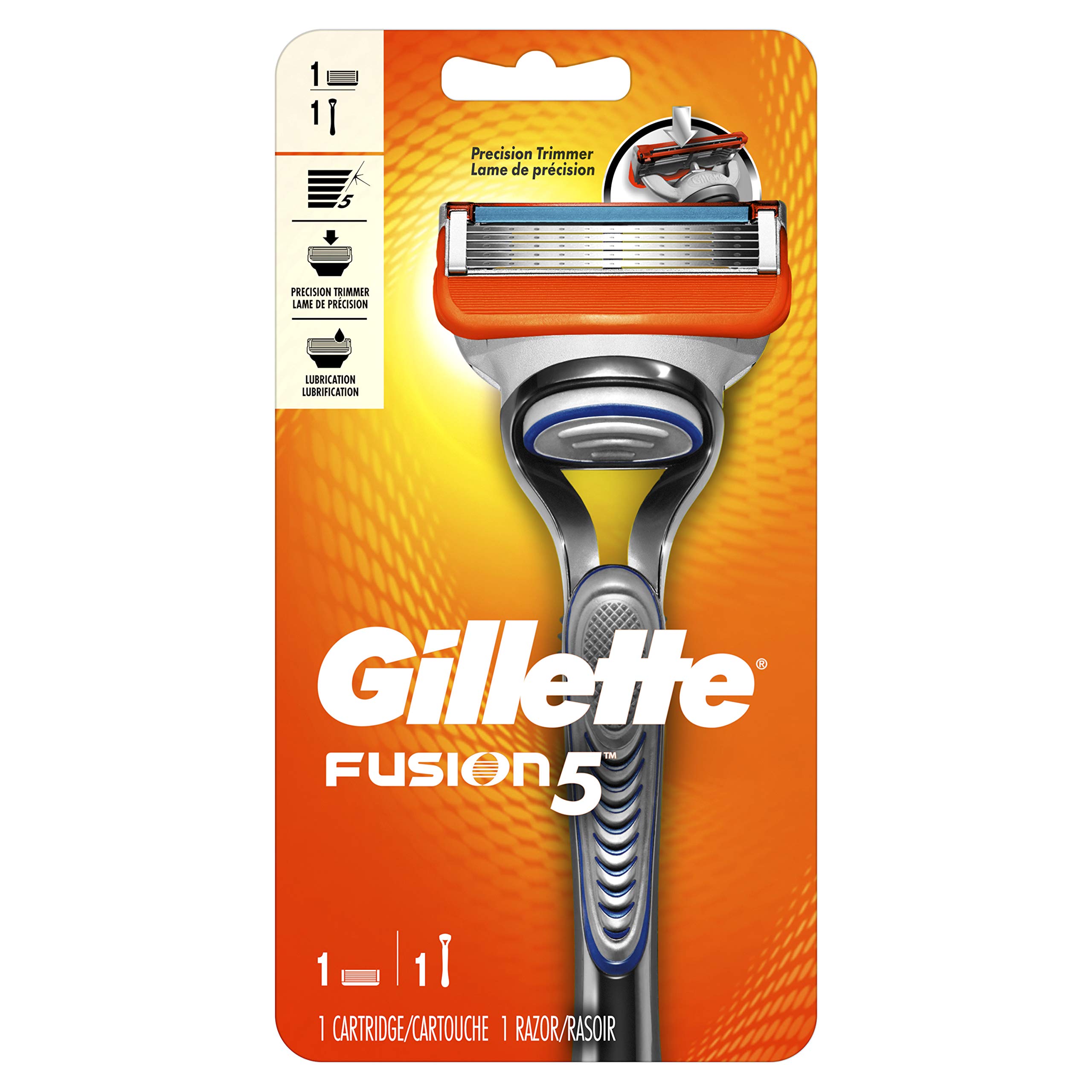 Gillette Fusion5 Men’s Razor Handle 1 Blade Refill HANDLE 1 REFILL | amzdealz