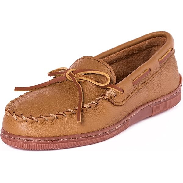 Amazon.com | Minnetonka Men's Nub Sole Moccasin,Dusty Brown,7 M US