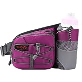 Waist Pack with Water Bottle Holder for Running Walking Hiking Fanny Pack Hydration Belt