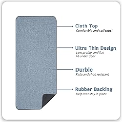Bath Mat,Ultra Thin Bathroom Runner Rugs,Large Bath