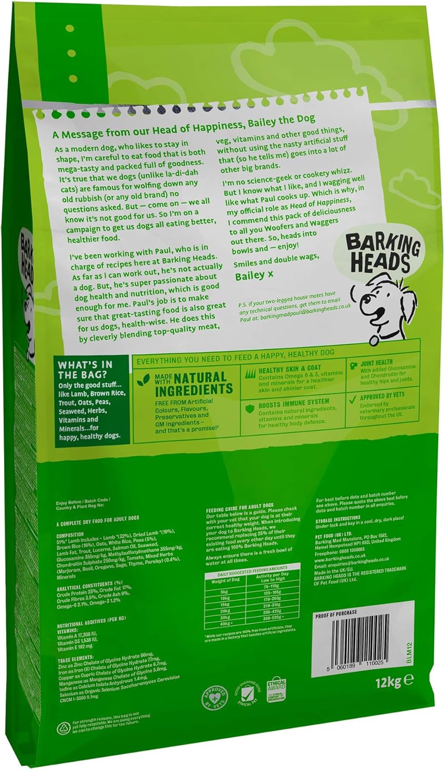 barking heads lamb 12kg