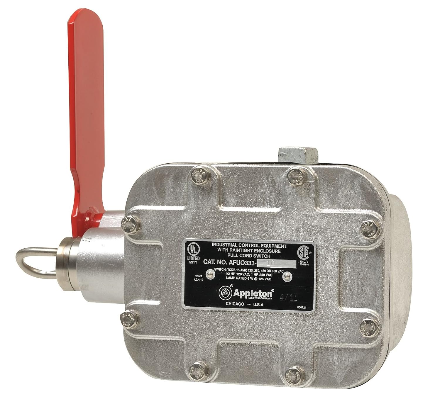 Appleton Electric AFUX033380 Emergency Cable Pull Switch