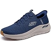 Skechers Mens Slip-ins: Arch Fit 2.0 - Look Ahead Knit Lace Up Slip on Sneakers