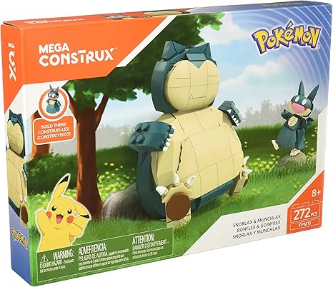 pokemon mega construx snorlax