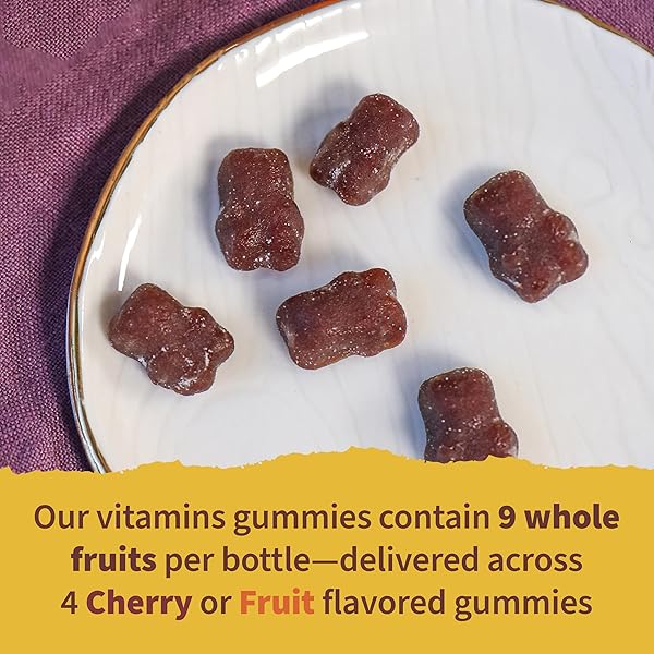 GARDEN OF LIFE ORGANICS KIDS GUMMY VITAMINS – FRUIT – CERTIFIED ORGANIC, NON-GMO & VEGAN COMPLETE CHILDREN’S MULTI – B12, C & D3 – GLUTEN, SOY & DAIRY FREE, 120 REAL FRUIT CHEW GUMMIES
