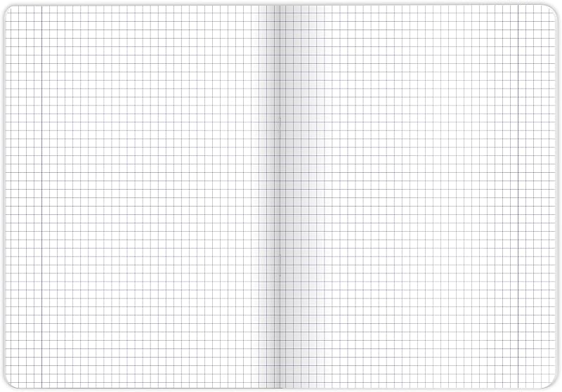 Cuaderno escolar A5, 80 hojas, cuadriculado, paquete de 5 unidades, mezcla de colores
