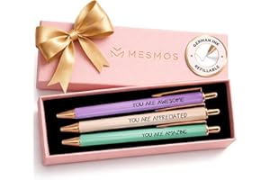 MESMOS Fancy Pens, Thank You Gifts for Women, Teacher Must Haves, Aesthetic Back to School Supplies for Teen Girls, School St