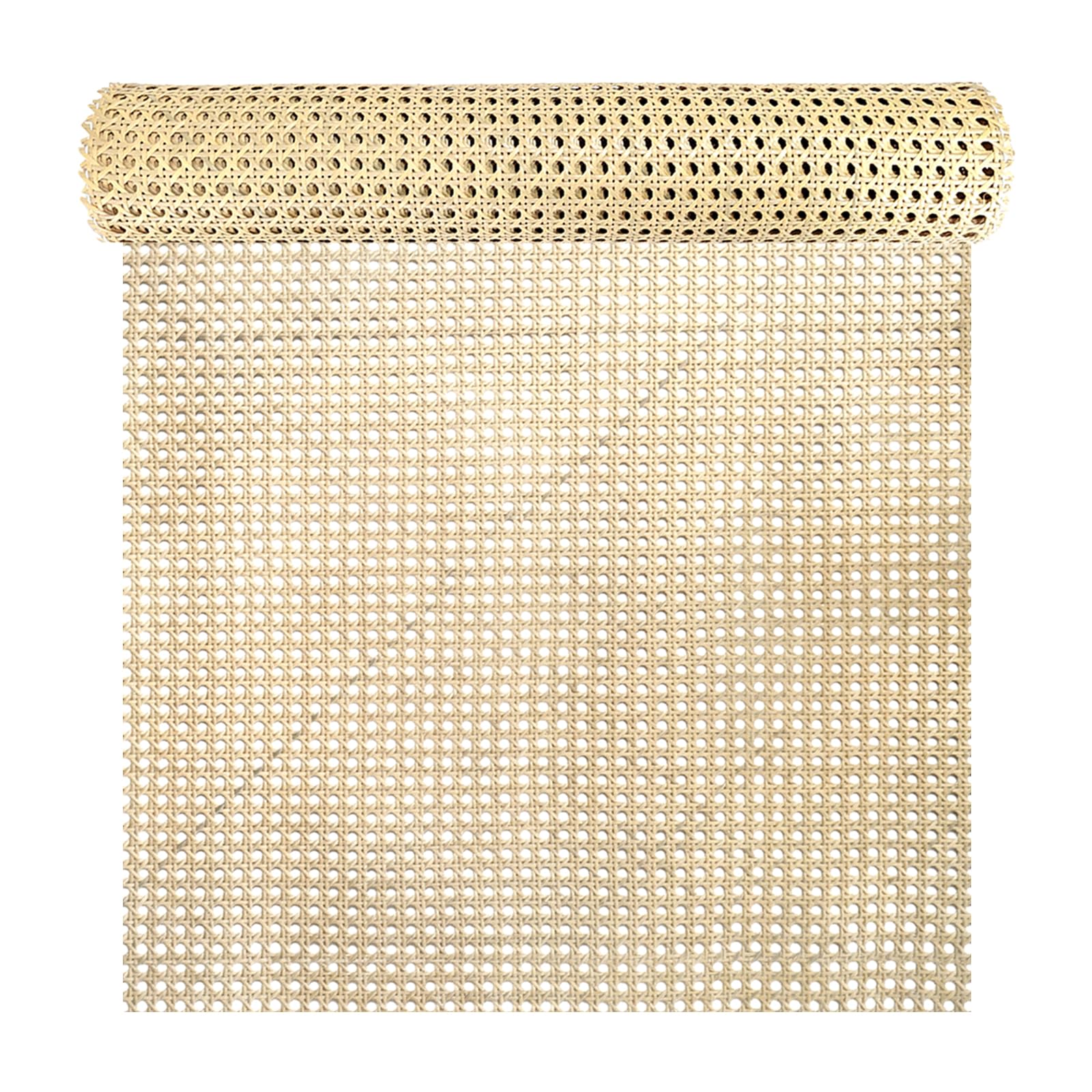 selliner Cane Webbing,9.9ft x 20 inch PE Plastic Rattan Cane Webbing Roll for Caning Projects Star Anise Wide Rattan Sheet for DIY Crafts,Furniture, Cabinet, Ceiling, Chair