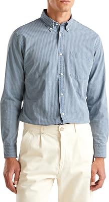 Chemise Homme, Bleu, Small