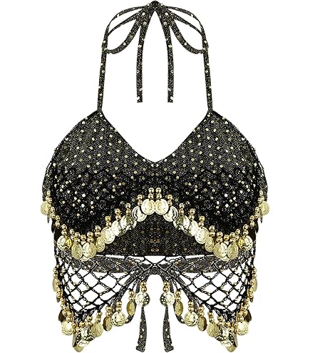 Costume De Danse Du Ventre Pour Femme Avec Strass Brillants