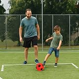 HTI Red Foam Football Size 5 20cm Indoor Outdoor Soft Sponge Ball view 9