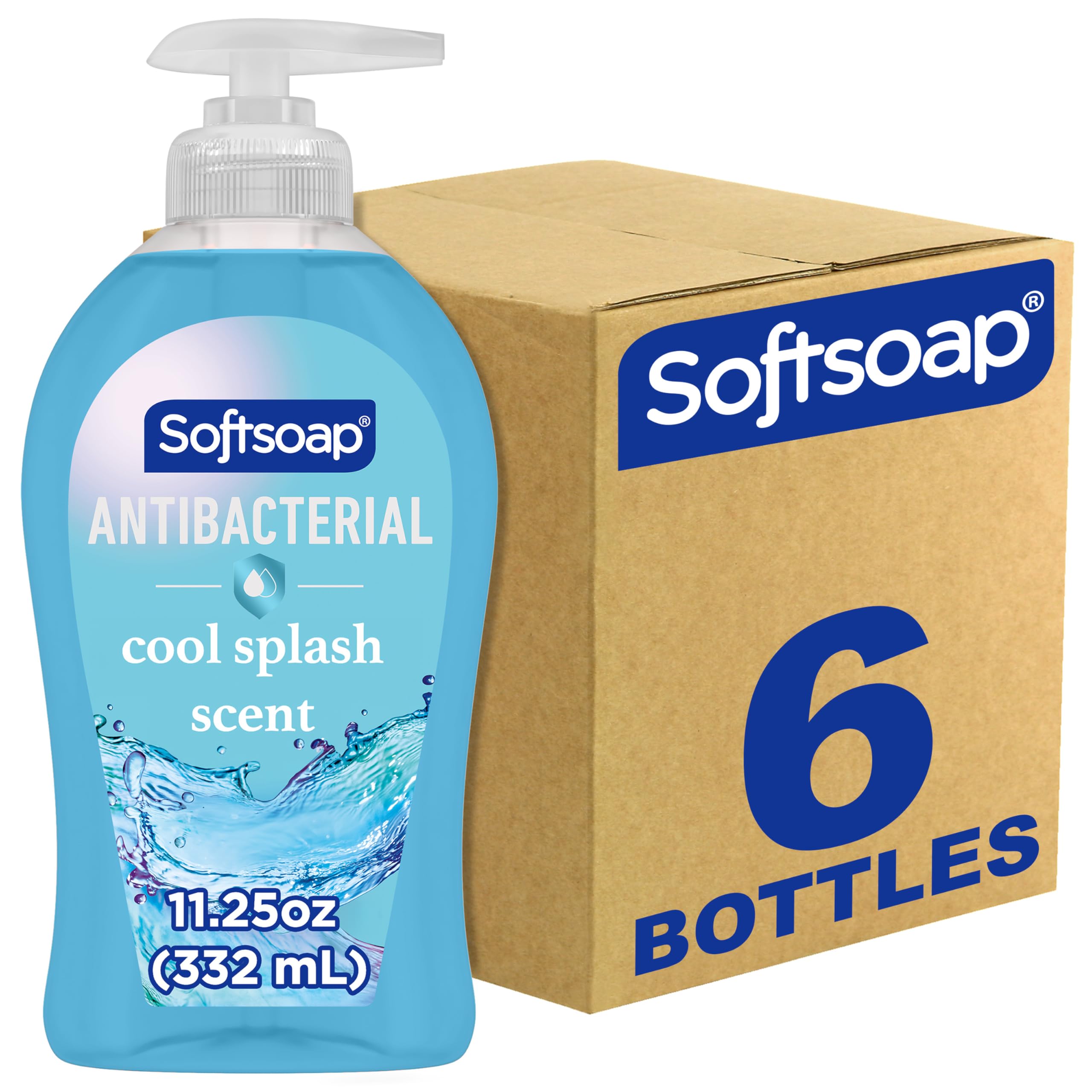 Photo 1 of ***MISSING PARTS***
Softsoap Clean & Protect Antibacterial Liquid Hand Soap, Cool Splash Hand Soap, 11.25 Ounce, 6 Pack