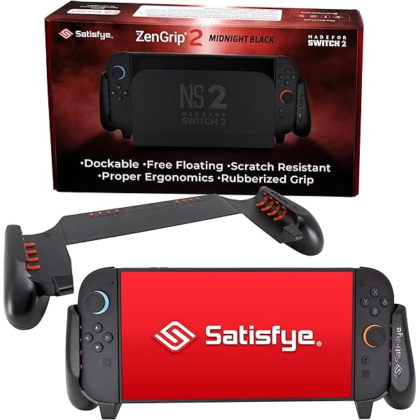Amazon.com: Satisfye - ZenGrip Pro Gen 3 OLED, Switch Grip