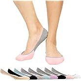 Thirty48 Women’s No Show Loafer Socks, Boat Shoe Liners with Non Slip Grip