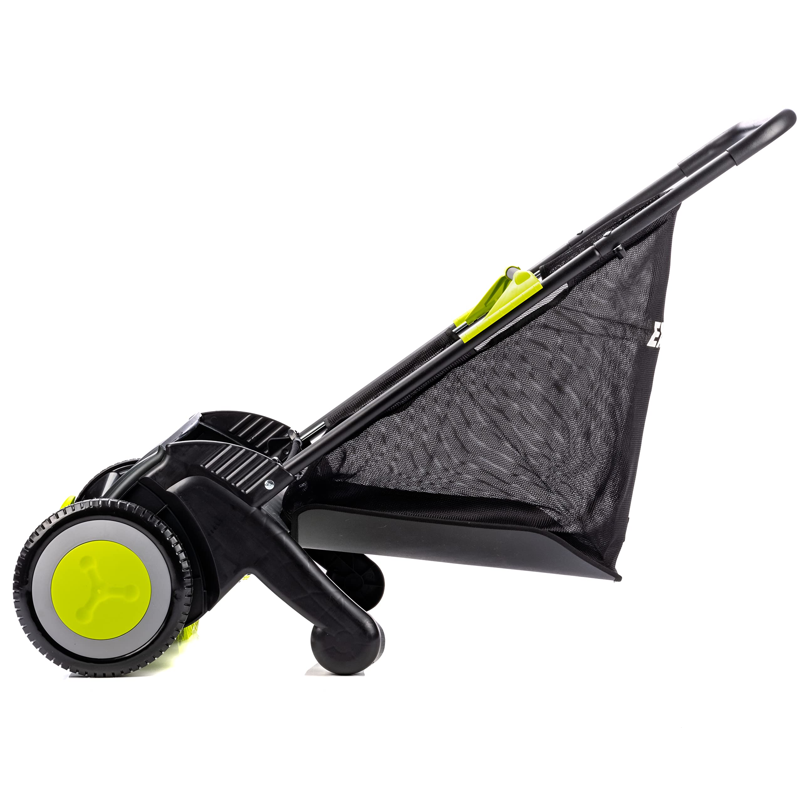 21-Inch Width Leaf & Grass Push Lawn Sweeper, Black