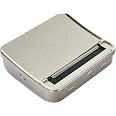 OCB Zig-Zag Rolling Box – Drehmaschine Für Zigaretten, Chrom/Silber, 8x8x2 Cm