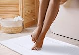 Utopia Towels Bath Mats 53 x 86 cm White Pack of 2 100% Cotton view 4