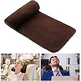 Weysat Neck Head Pillow for Recliner Chair Non Slip Fleece Adjustable Neck Roll Support Headrest Pillow for Travel Home Office Recliner Couch Sofa Armchair(Coffee)
