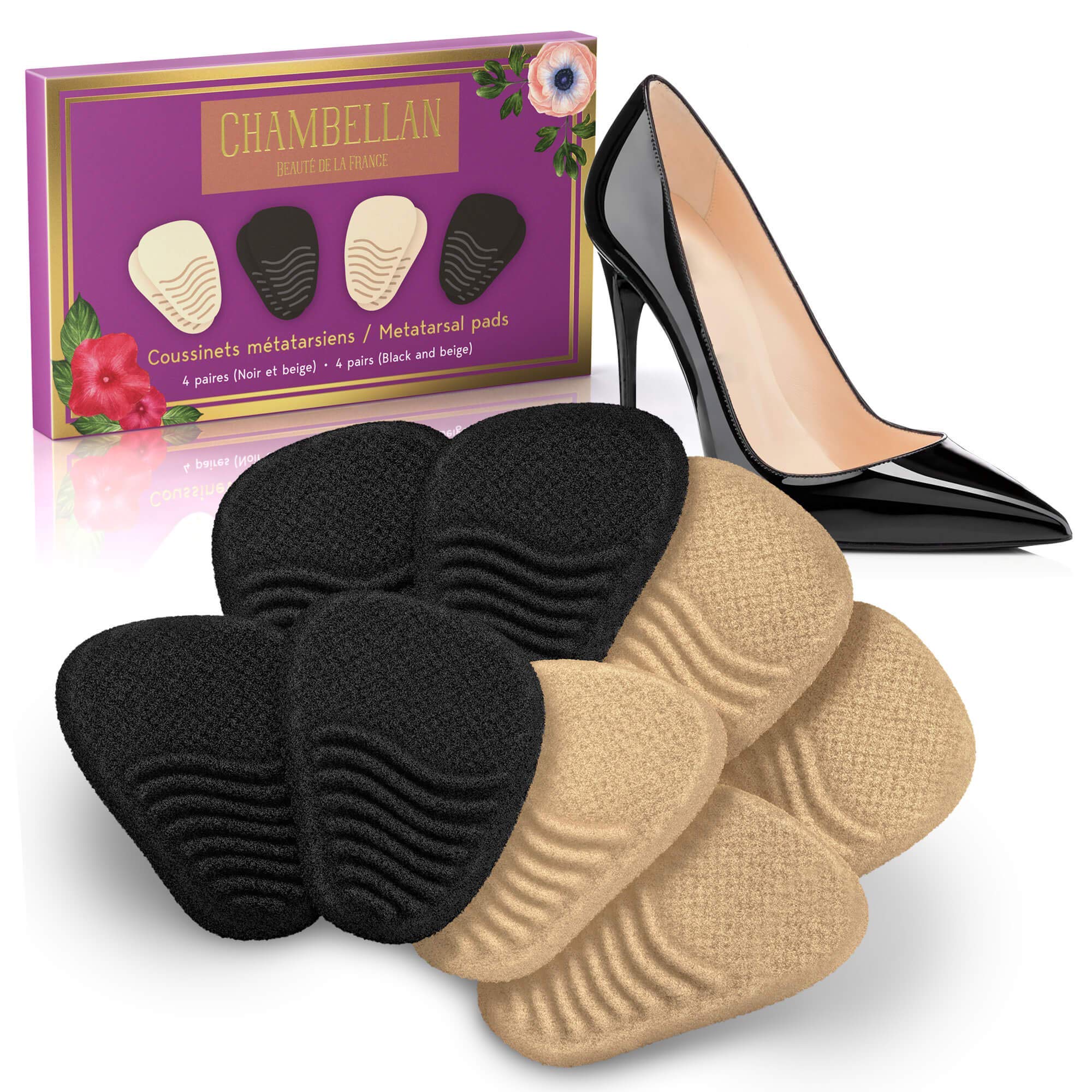 High heel shoe inserts Rebounding soft PORON foam cushion