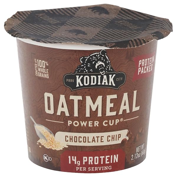 KODIAK INSTANT PROTEIN CHOCOLATE CHIP OATMEAL IN A...