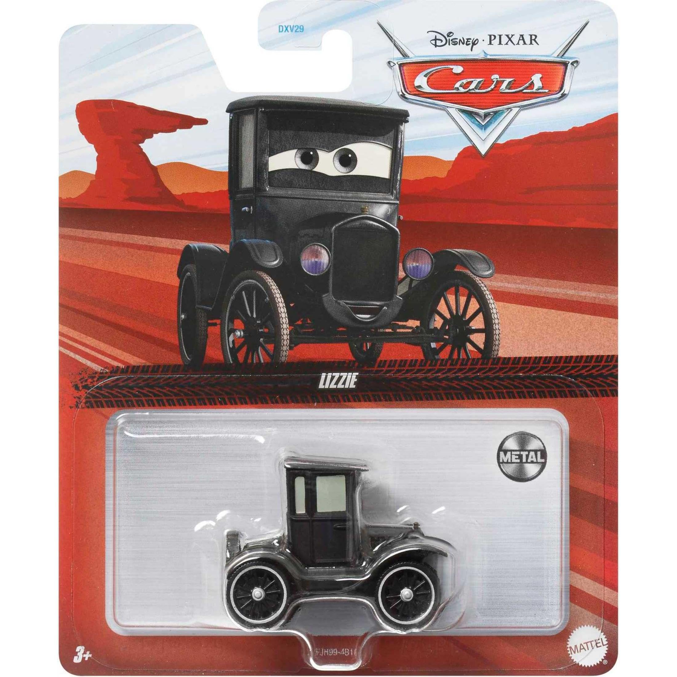 Disney Mattel cars, FJH99, 3 The Cast Lizzie vehicle