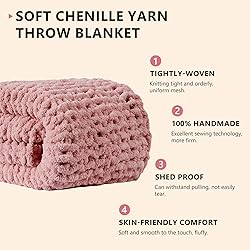 L'AGRATY Chunky Knit Blanket