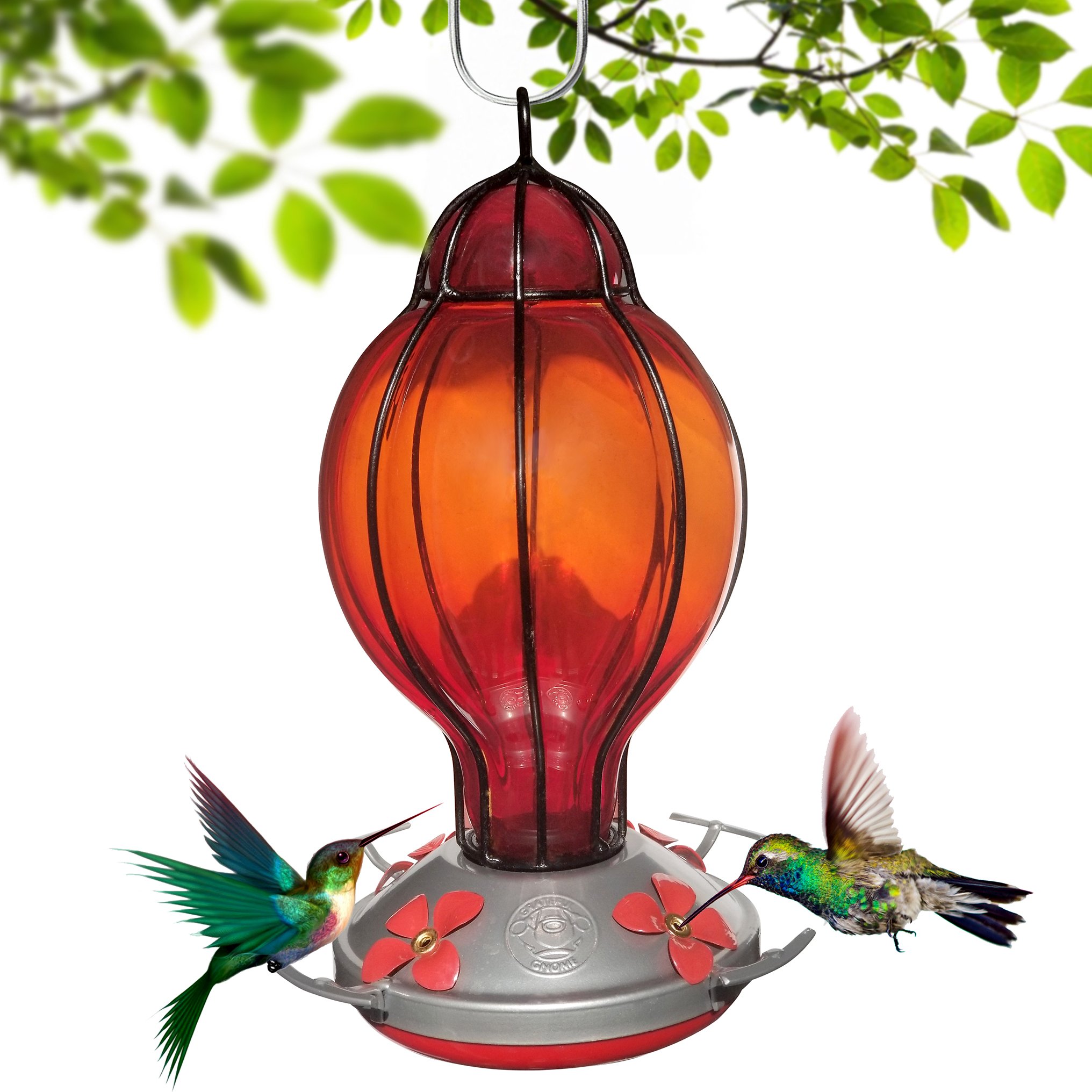 2 Hooks With 2 Hummingbird Feeder Brushes Birds Outdoor Decor