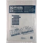 Printfile 357B25 35mm Film Negative Storage Sheets 7 Strip - 2 Packs of 25