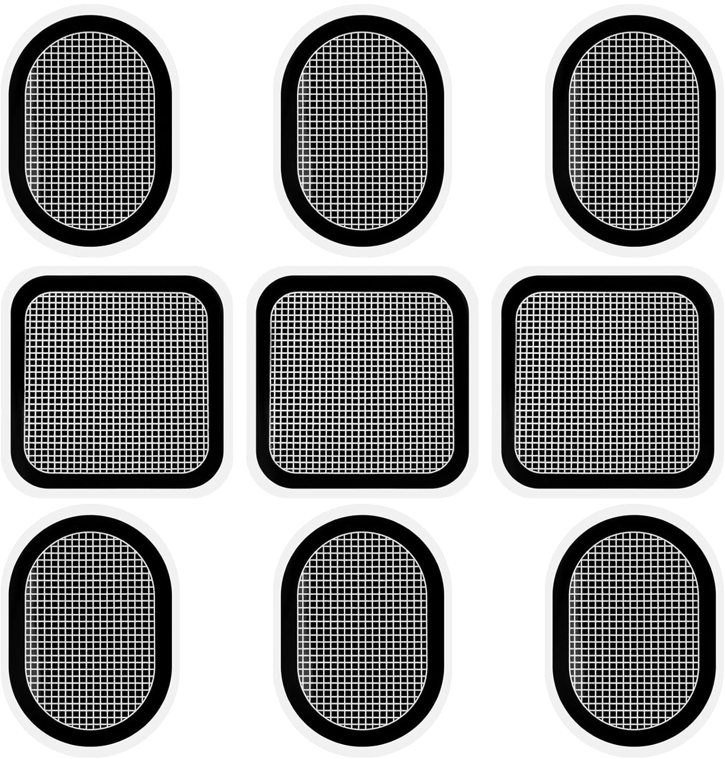 SOYOKO Replacement Gel Pads,9 Pieces Electrodes Pads, Updated Electrodes Body Pads Gel Adhesive, Compatible with Abs Belt