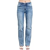 Judy Blue Women's High-Rise 90's Straight Leg Dad Jeans