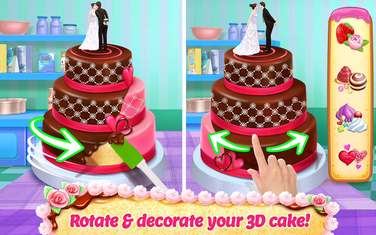 Amazon Com Real Cake Maker 3d Bake Design Decorate Appstore For Android