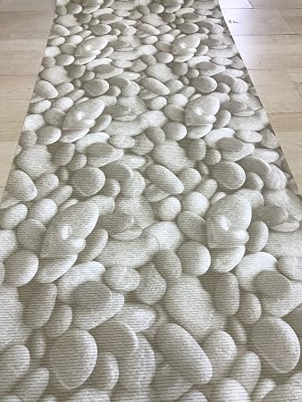 Amazon De Teppich Steine Herzen Elfenbein Meterware