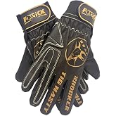 Furick Shocker/TIG Nasty Welding Glove, Goatskin Leather, Double-Stitched with Kevlar, Hook and loop Strap, Black (FGSV)